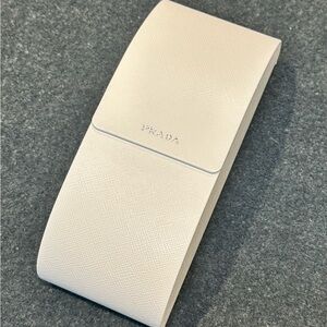 Prada Light Beige Eyewear Case